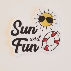 10/$10 Sun & Fun Sticker